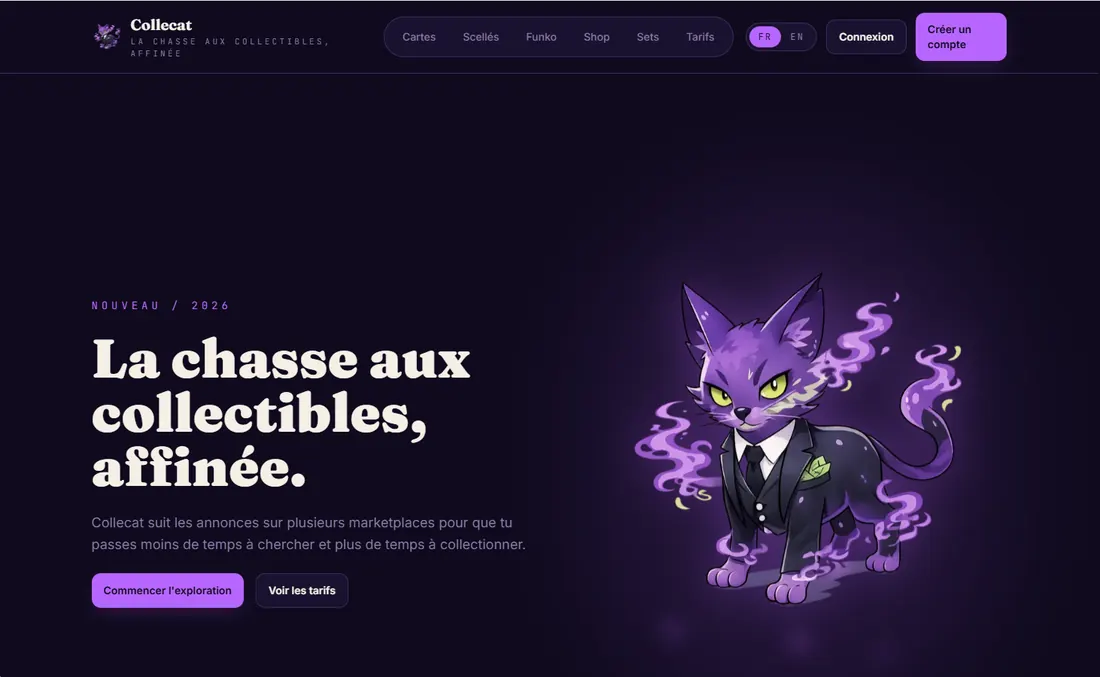 Page d’accueil Collecat
