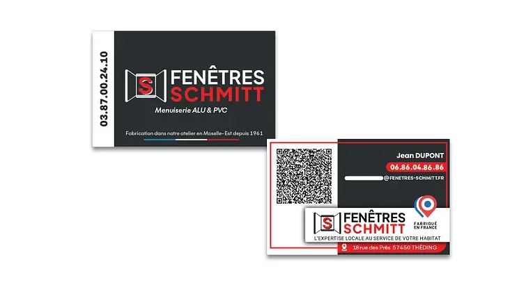 Fenêtres Schmitt — Carte de visite · Identité